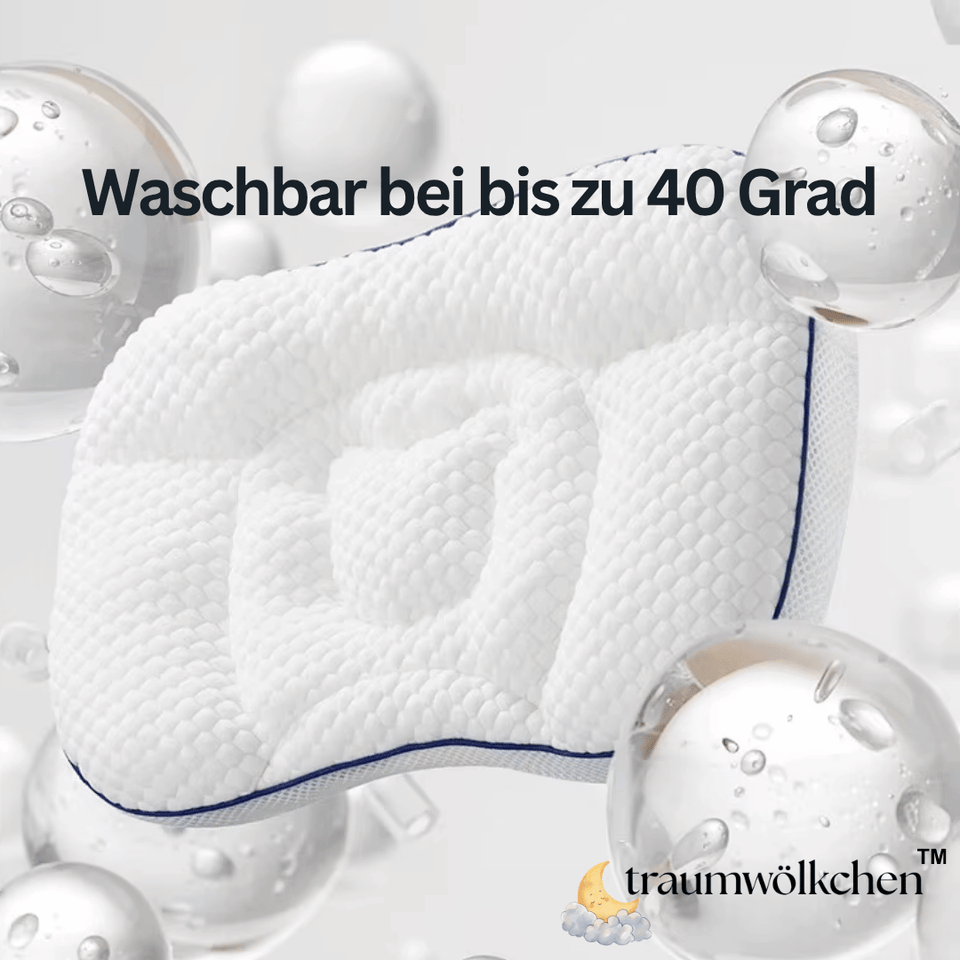traumwölkchen™ – Ergonomisches Baby-& Kinderkissen für ruhigen & sicheren Schlaf