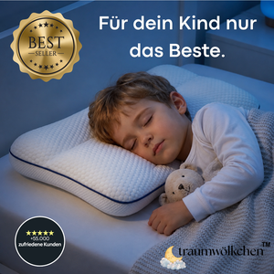 traumwölkchen™ Bestseller – Ergonomisches Kinderkissen
